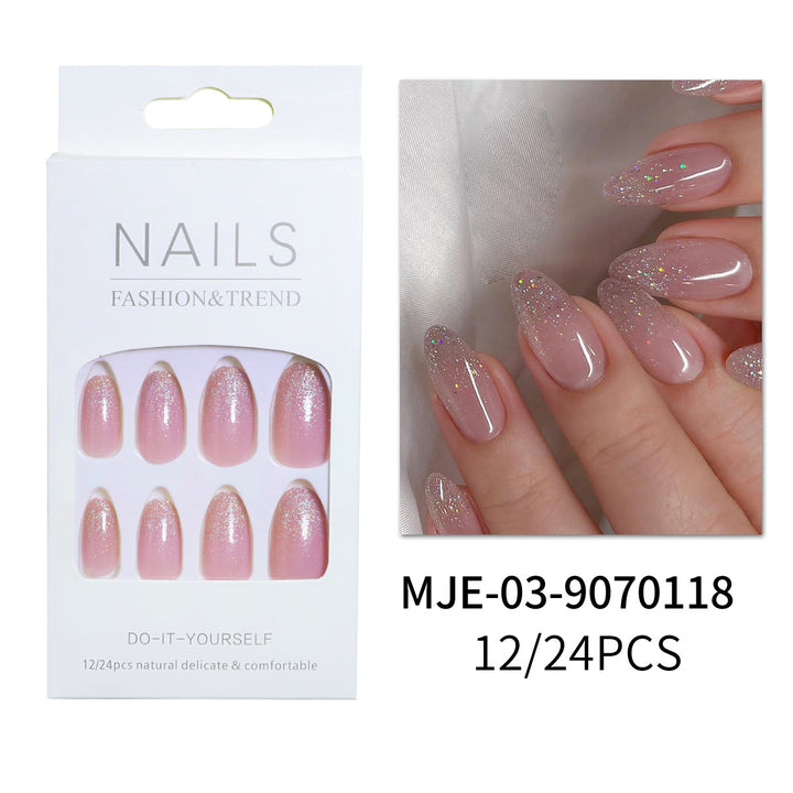 Elegant DIY Glittering Press-On Nail Set Kalsten