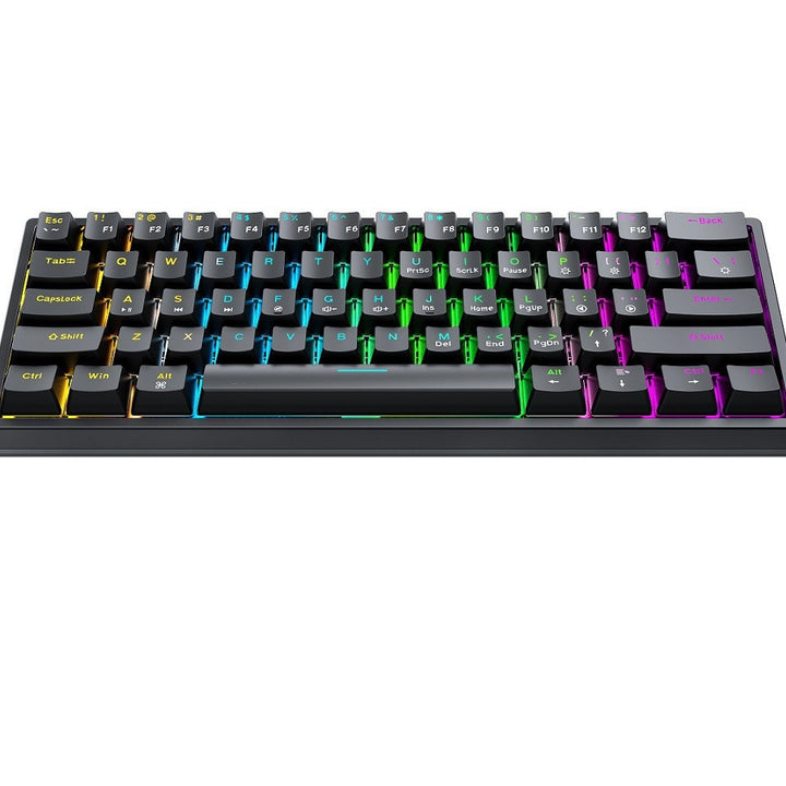 Compact Gaming Keyboard with Customizable Keys and Ergonomic Design Kalsten