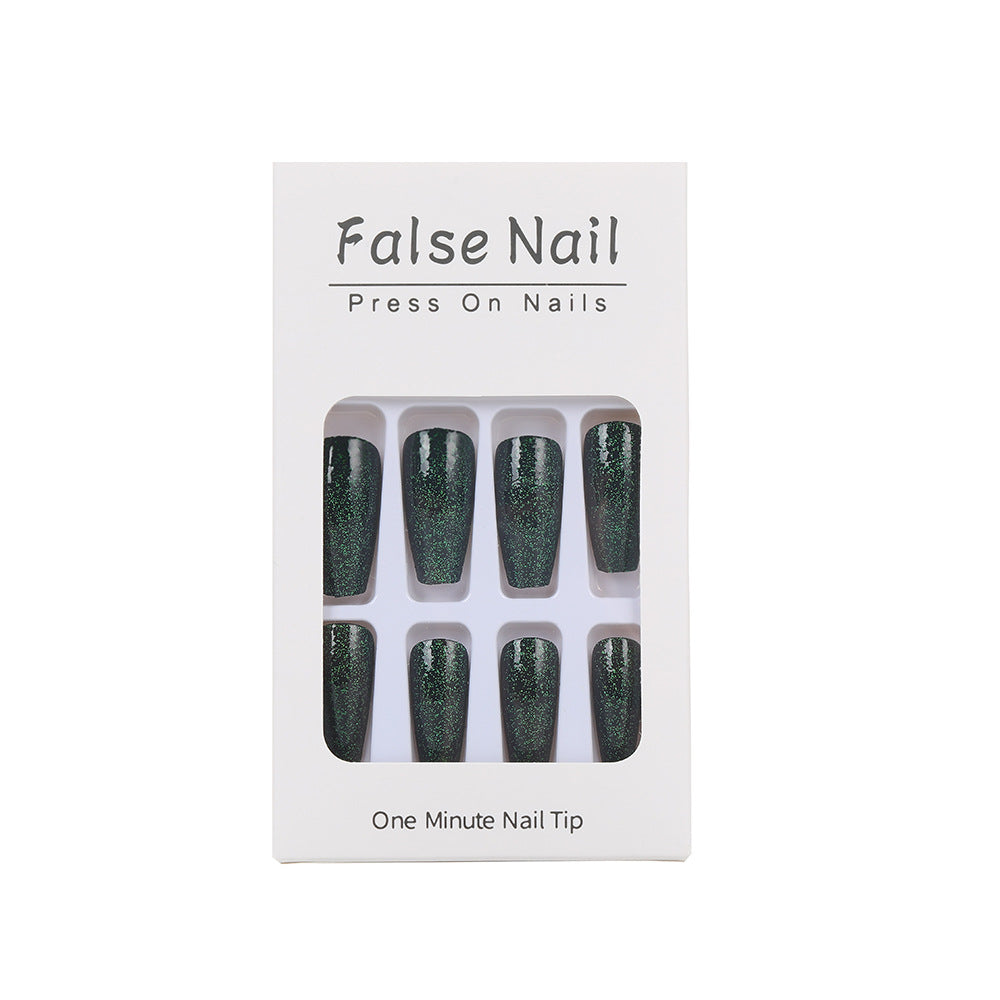 Glamorous Glitter Artificial Nails Kalsten