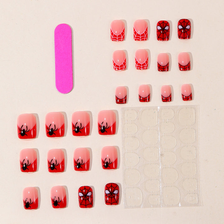 Spider Web Halloween Nail Art Extensions Kalsten
