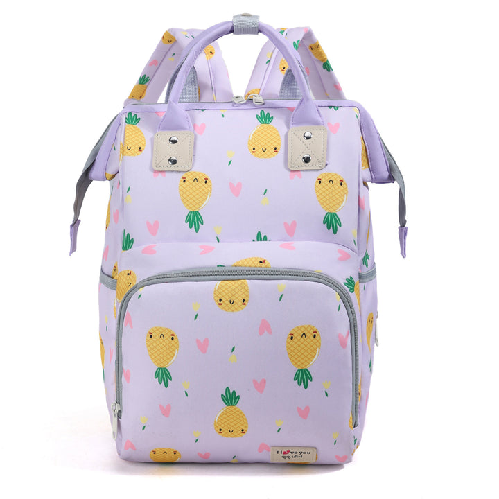 Playful Pineapple Print Diaper Backpack Kalsten