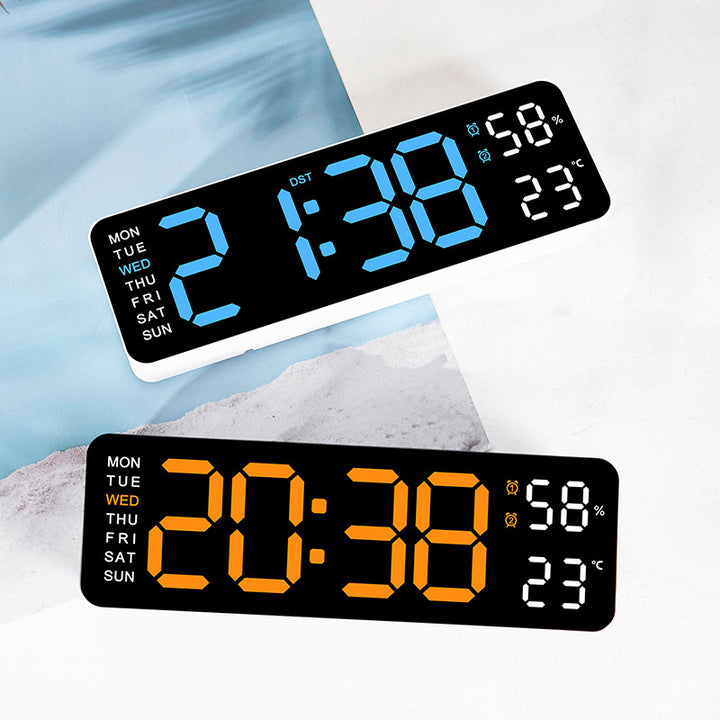 Digital alarm clock with room temperature and humidity display Kalsten