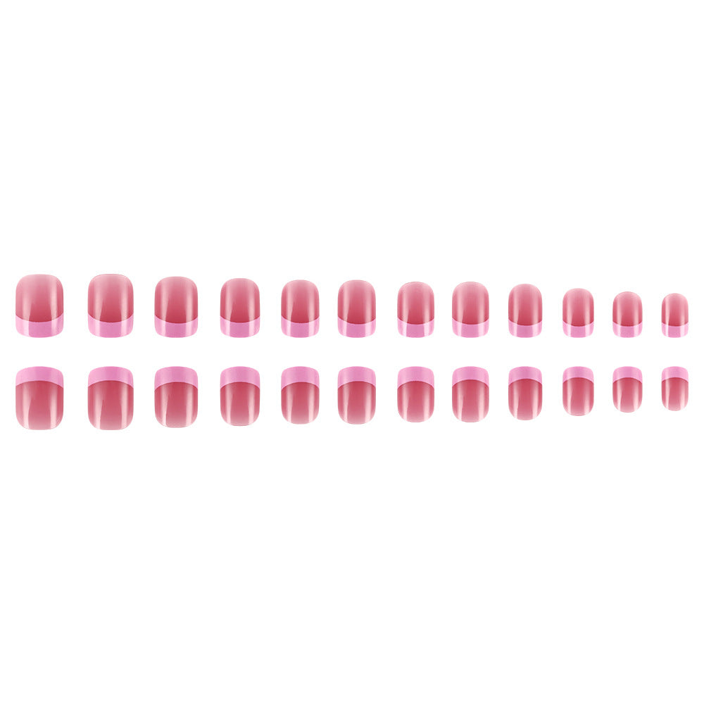 Stylish French Tip Gel Nails Kalsten