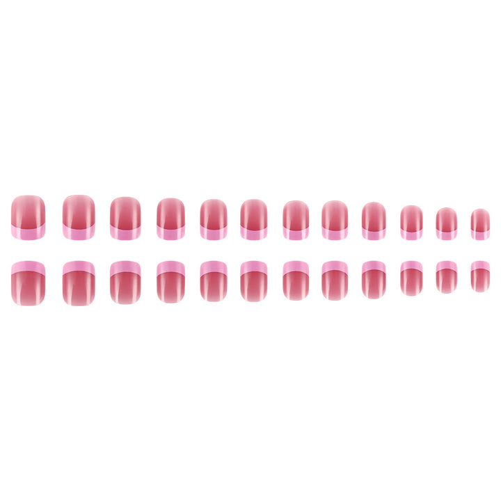 Stylish French Tip Gel Nails Kalsten