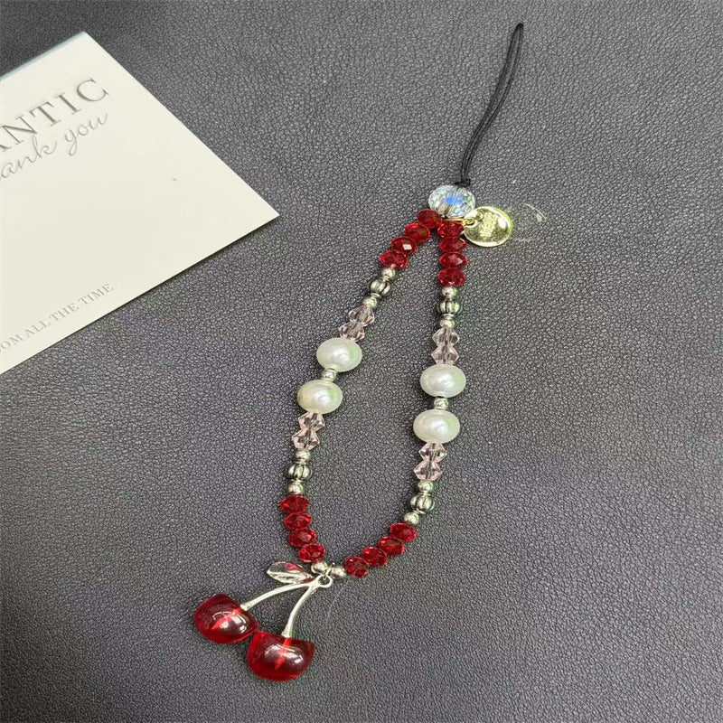Charming Cherry Pendant Phone Charm Holder Kalsten