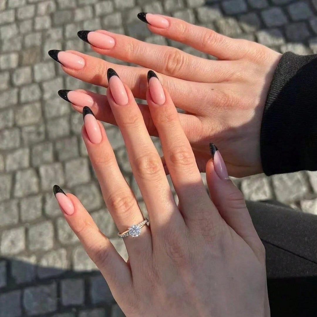 Elegant Stiletto Gel Nail Art