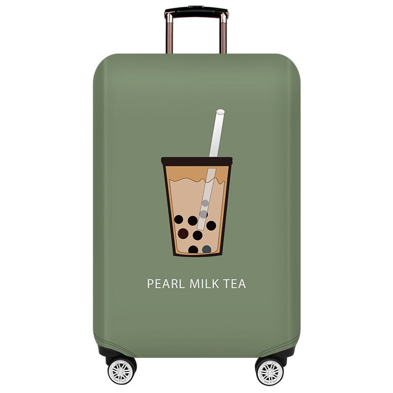 Women’s Hard Shell Suitcase with Playful Border Collie Design Kalsten