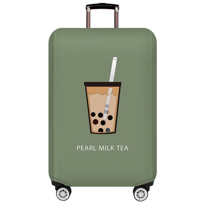 Women’s Hard Shell Suitcase with Playful Border Collie Design Kalsten