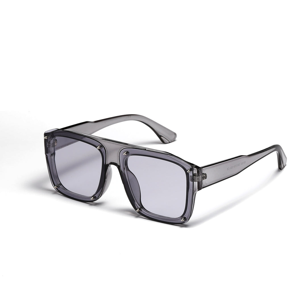 Women's Square Sunglasses with Fashionable Transparent Frame Kalsten