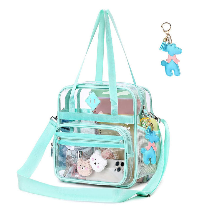 Transparent Tote Bag with Additional Compartments Kalsten