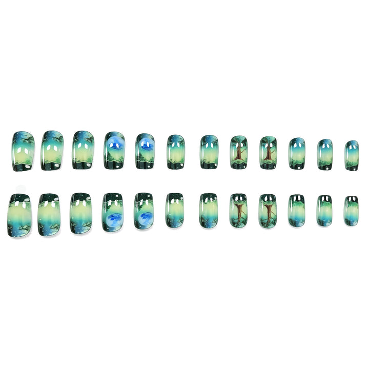 Artistic Nature-Inspired Nail Art Enhancements Kalsten