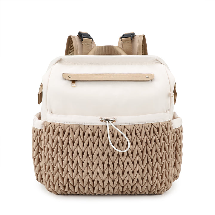 Fashionable backpack with braided design Kalsten