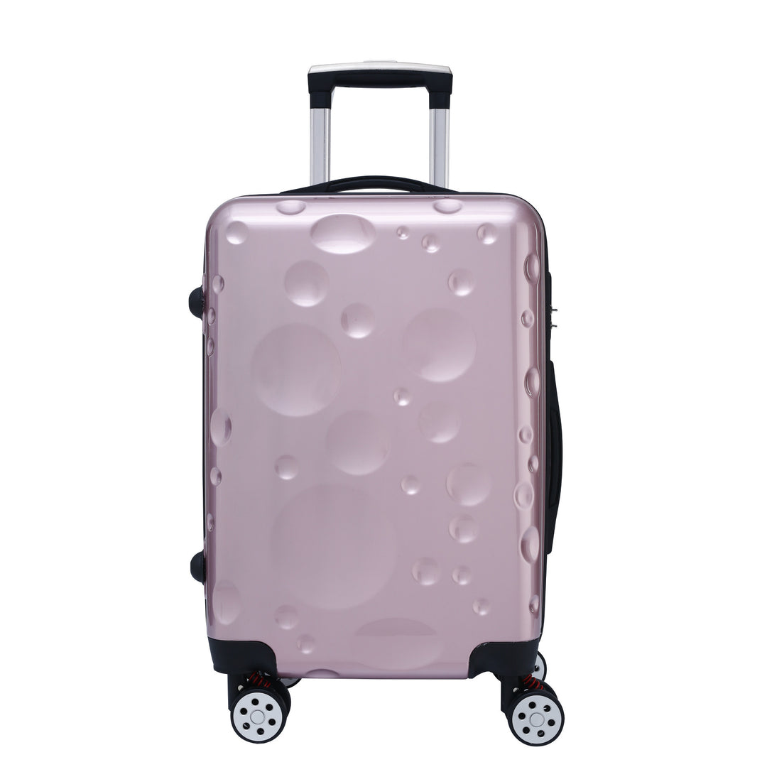 Unisex Modern Bubble-Pattern Hard Shell Spinner Suitcase Kalsten