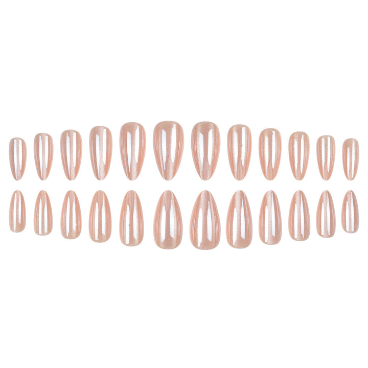 Glossy Stiletto Press-On Nails with Sparkling Finish Kalsten