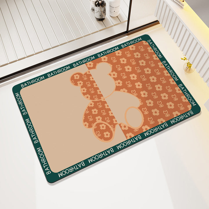 Cute Cartoon-Themed Bath Mat Kalsten