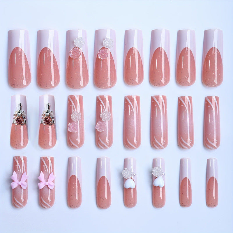 Decorative Luxury Press-On Nail Set Kalsten