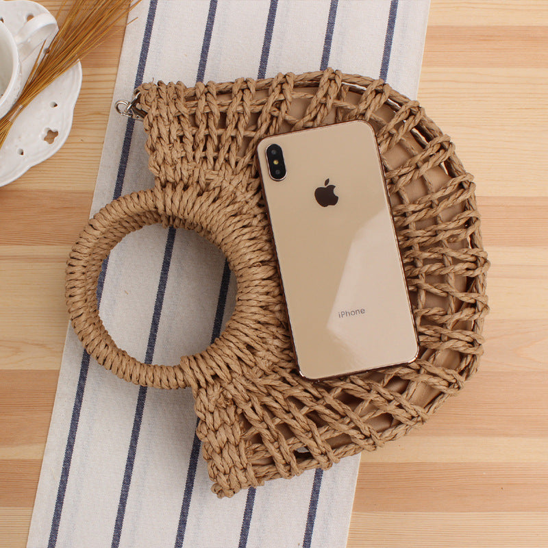 Handmade wicker bag in Boho style Kalsten