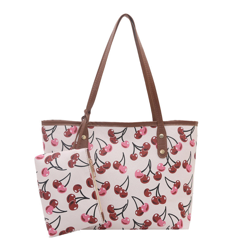 WoWhimsical Cherry Print Tote Bag Kalsten