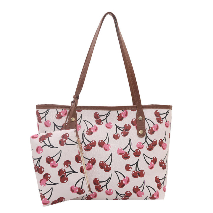 WoWhimsical Cherry Print Tote Bag Kalsten