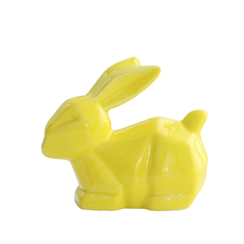 Decorative Ceramic Bunny Sculpture Kalsten