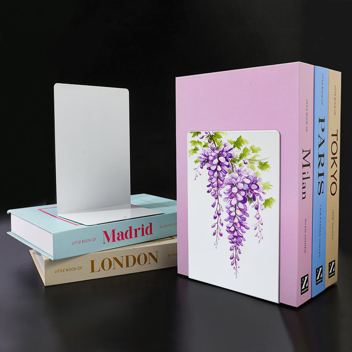 Elegant Floral Decorative Bookends