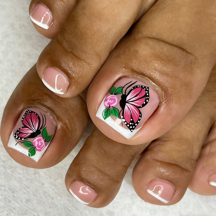 Elegant toenail art Kalsten