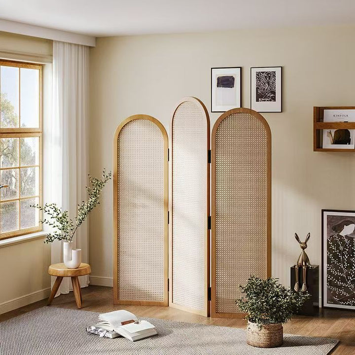 Elegant Rattan Room Divider Kalsten