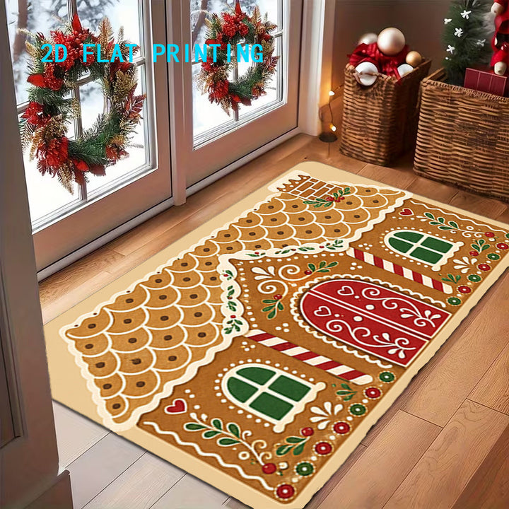 Holiday-Themed Decorative Doormat