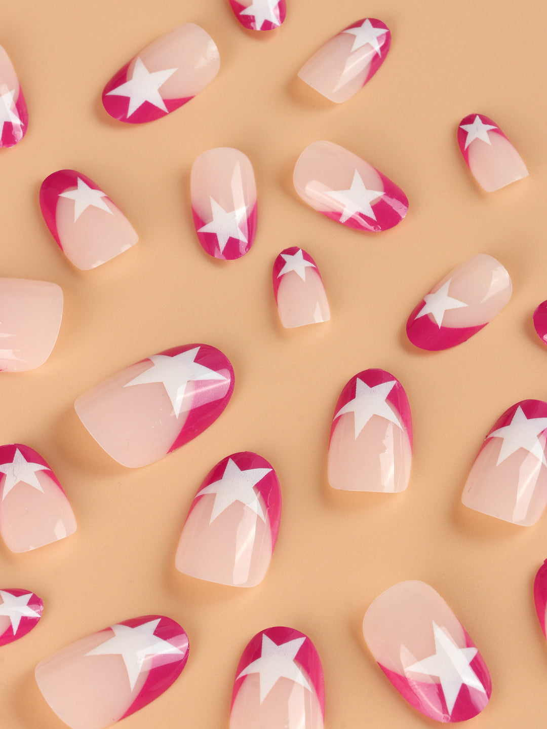Artistic Star-Embellished Nail Design Kalsten