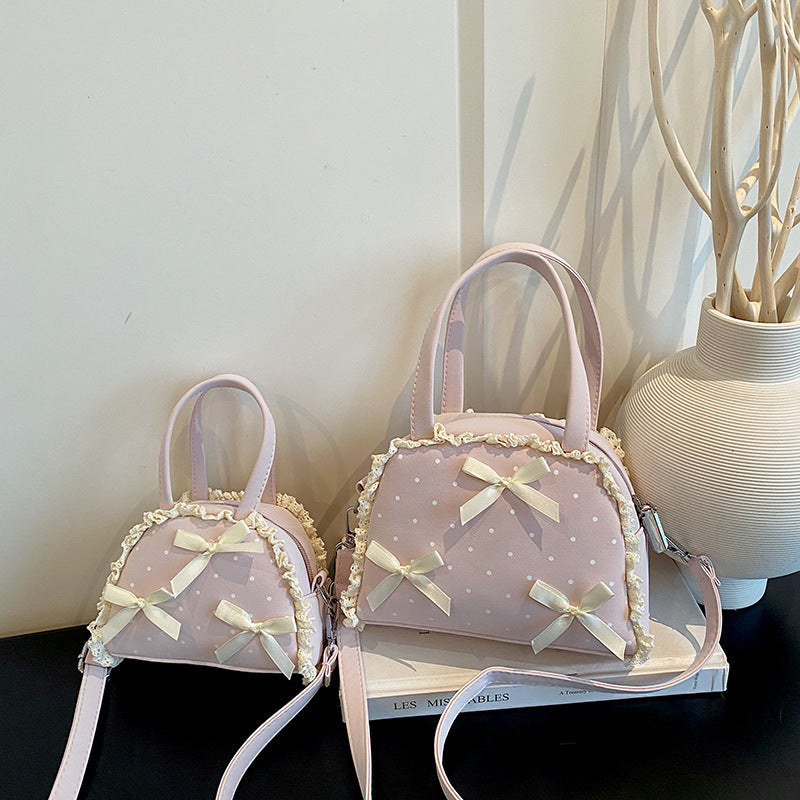 WoCharming Bow-Embellished Everyday Handbag Kalsten