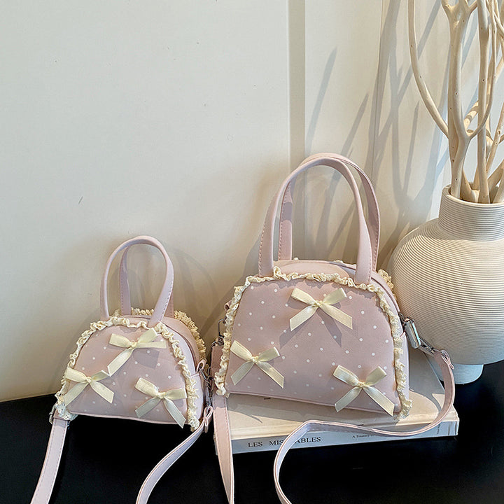 WoCharming Bow-Embellished Everyday Handbag Kalsten
