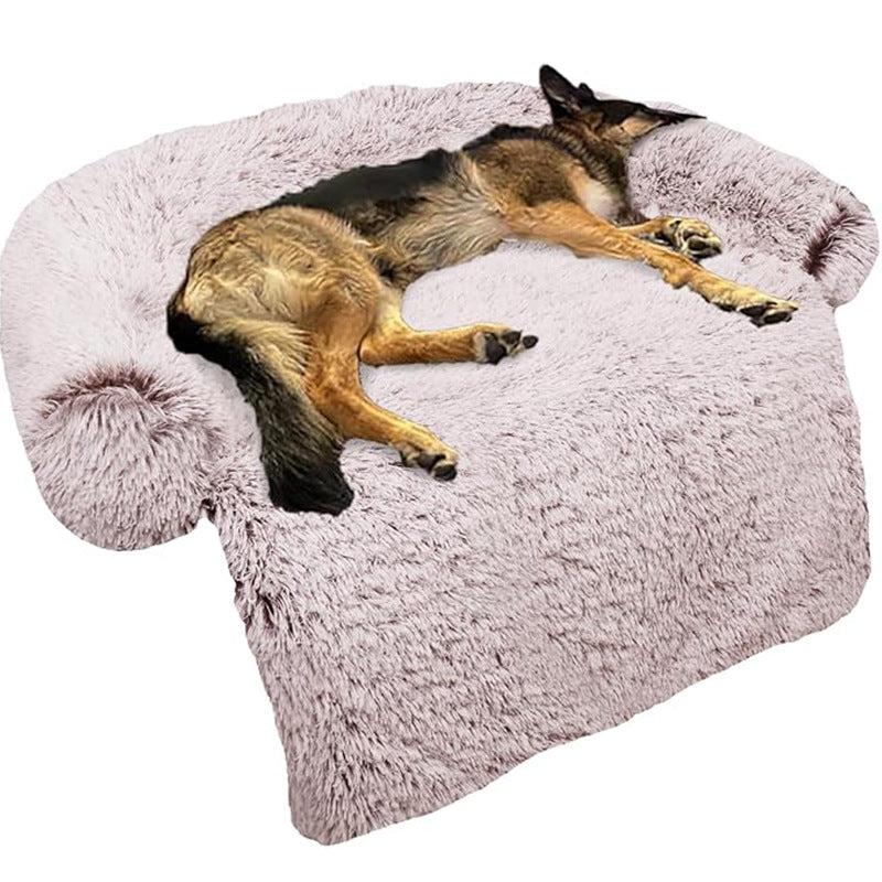 Plush  Lounge   Dog Bed
