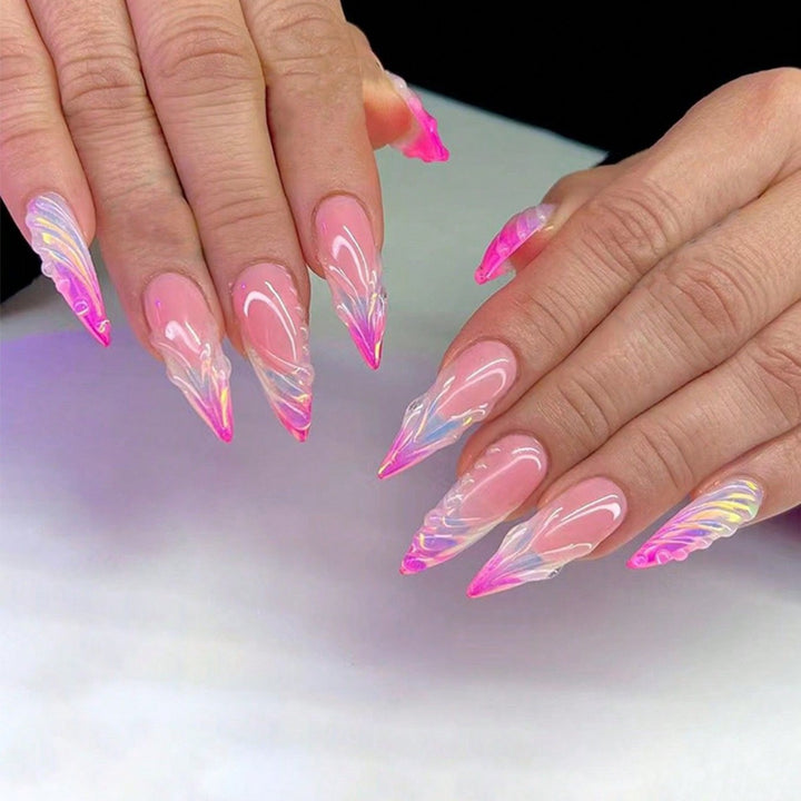 Artistic Stiletto Nail Extensions Kalsten