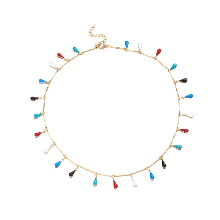 Heart Charm Statement Necklace Kalsten