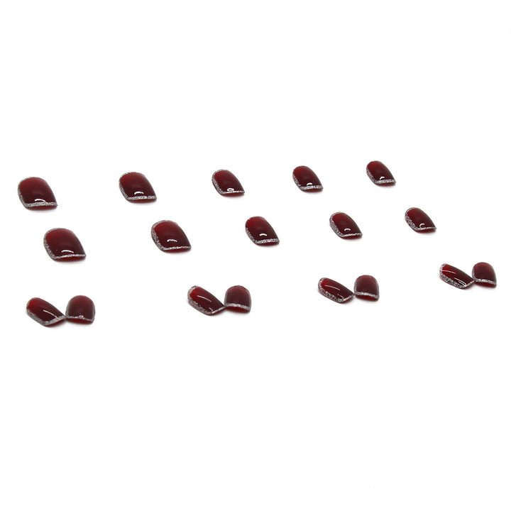 Decorative Glittered Nail Art Tips Kalsten