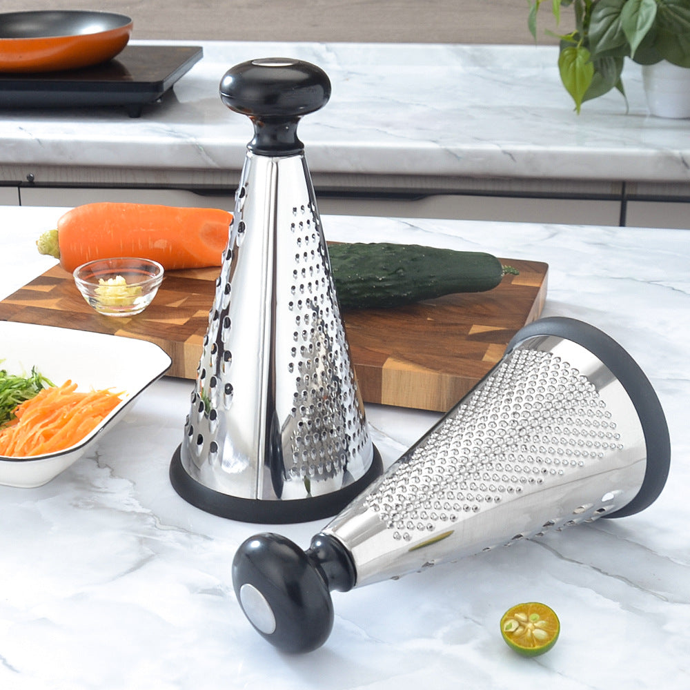 Ergonomic stainless steel kitchen grater with non-slip handle Kalsten