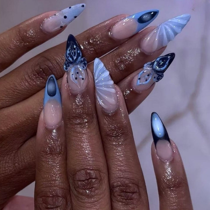 DIY Artistic Press-On Nail Set Kalsten