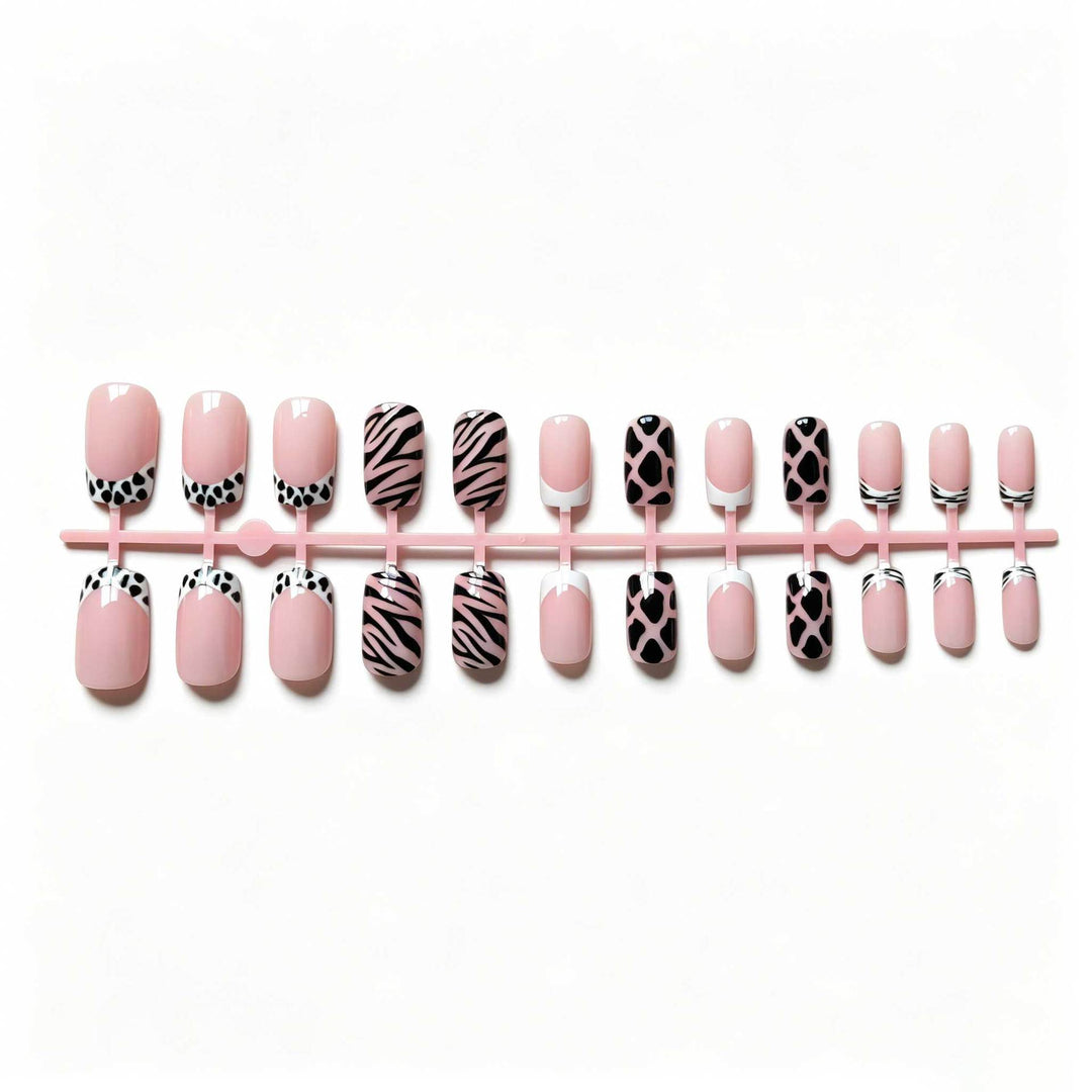 Animal Print Nail Art Design