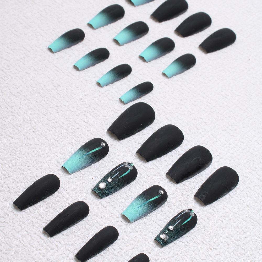 Matte Ombre Press-On Nail Design Kalsten