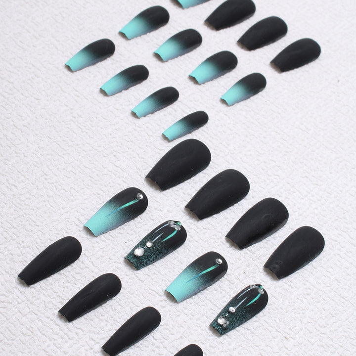 Matte Ombre Press-On Nail Design Kalsten