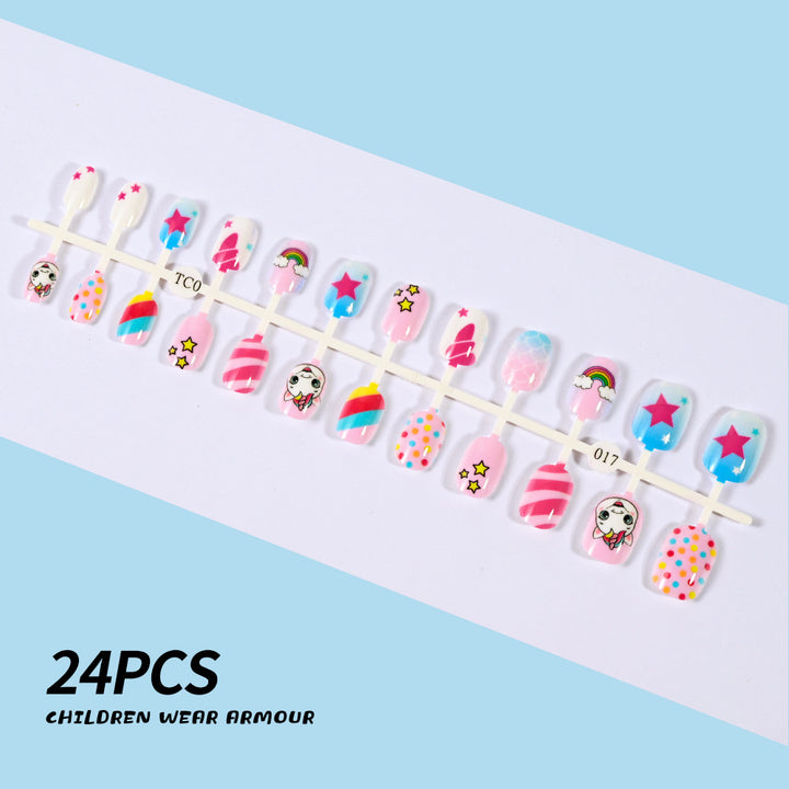 Children's Fun Holiday-Themed Fake Nail Set Kalsten