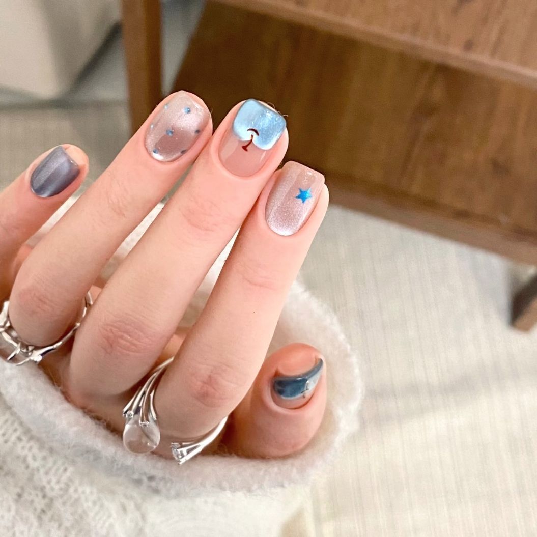 Artistic Press-On Nail Art Design Set Kalsten