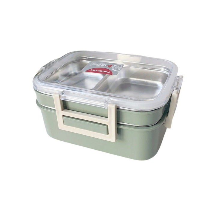 Dual-Compartment Insulated Lunch Box