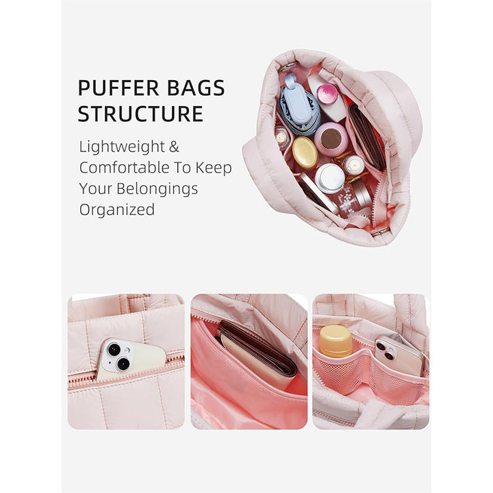 Fashionable quilted handbag Kalsten