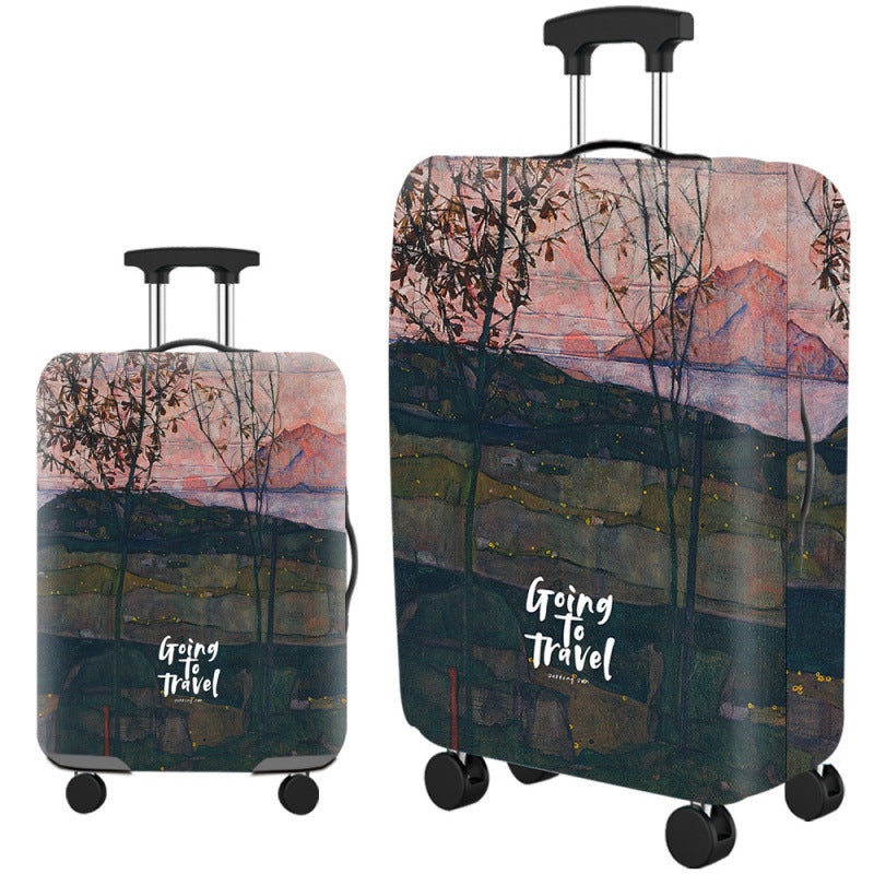Ladies hard-shell suitcase with playful dog motif Kalsten