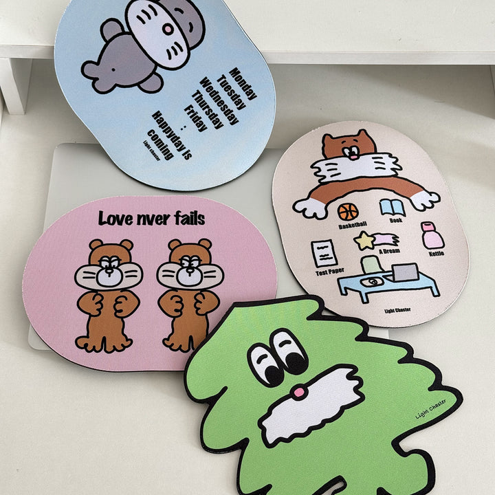 Cartoon-Themed Mouse Pad