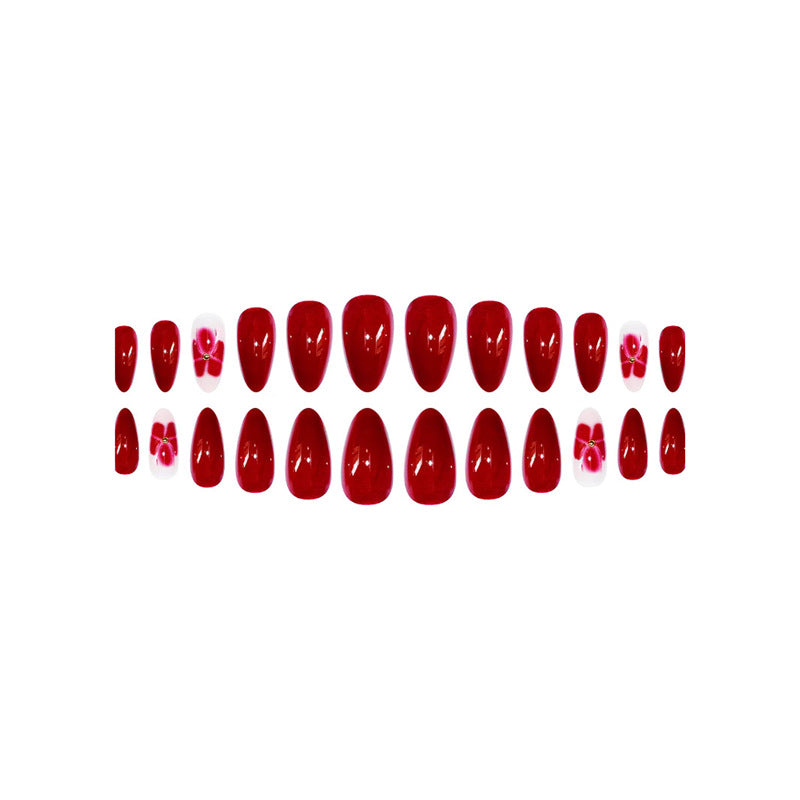 Elegant Floral Press-On Nail Art Extensions Kalsten 1787913949