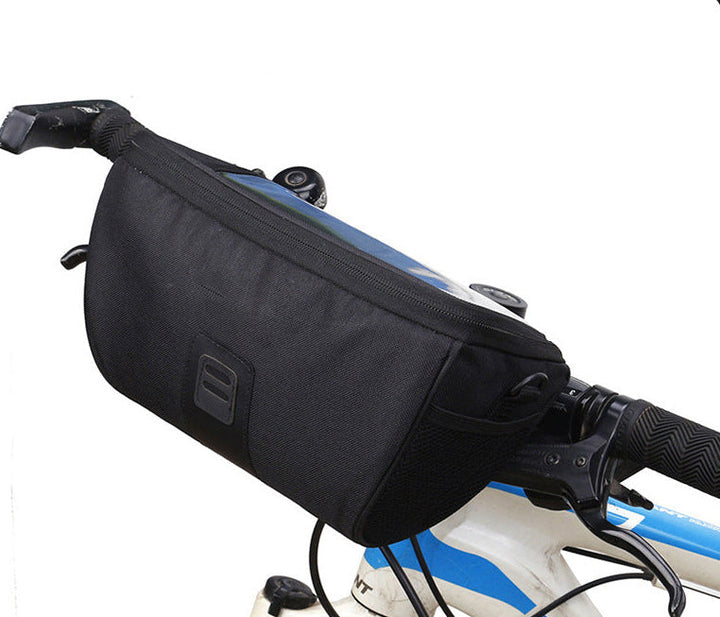 compact bike top tube storage bag with padded phone pocket and water-resistant fabric Kalsten
