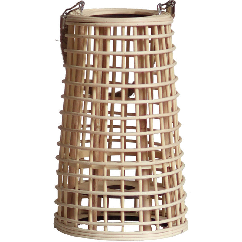 High-quality basket lamp in natural design Kalsten