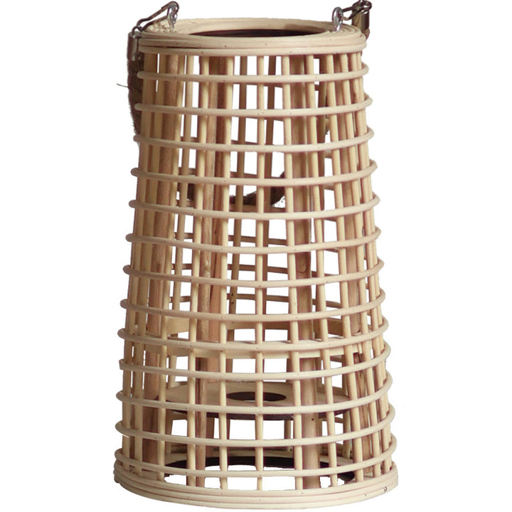 High-quality basket lamp in natural design Kalsten